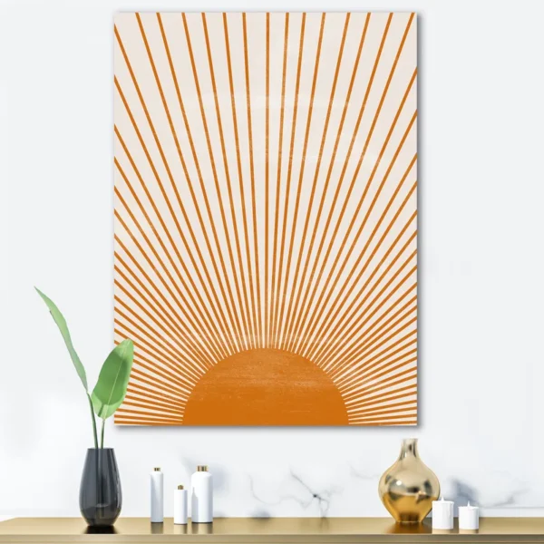 Orange Sun Print III