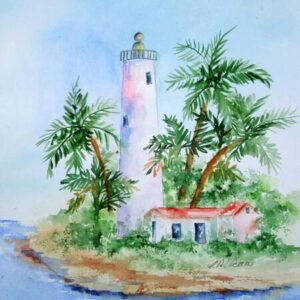 Egmont Key Lighthouse- Florida Art Print