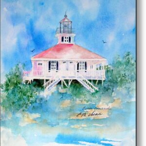 Lighthouse at Boca Grand Island FL Metal Print