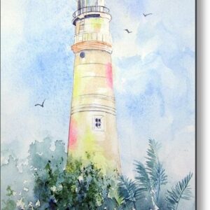 Lighthouse at Key West Florida Metal Print