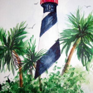 Lighthouse at St. Augustine Art Print