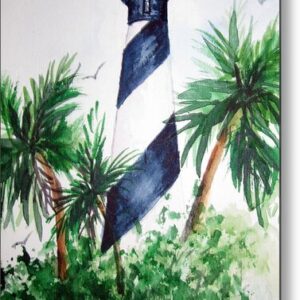 Lighthouse at St. Augustine Metal Print