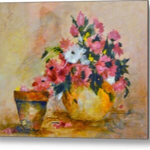 Pink Poppies Metal Print