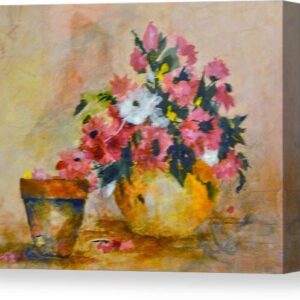 Pink Poppies Canvas Print