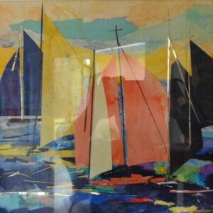 Red Sails Art Print