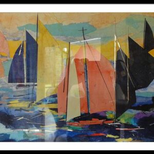 Red Sails Framed Print
