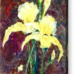 Yellow Iris Acrylic Print