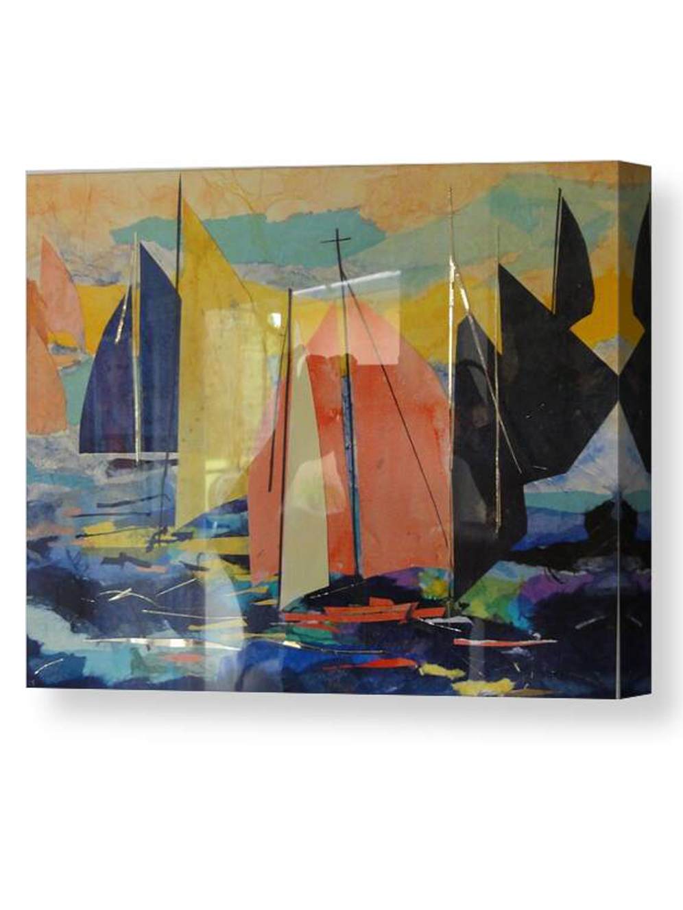 Red Sails Canvas Print