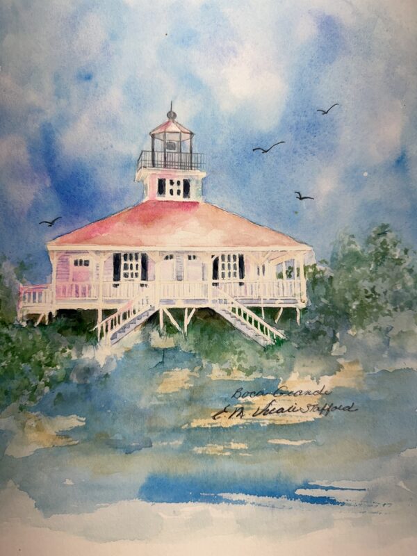 Boca Grande Light Gasparilla,Fl	L-703 Prints Available